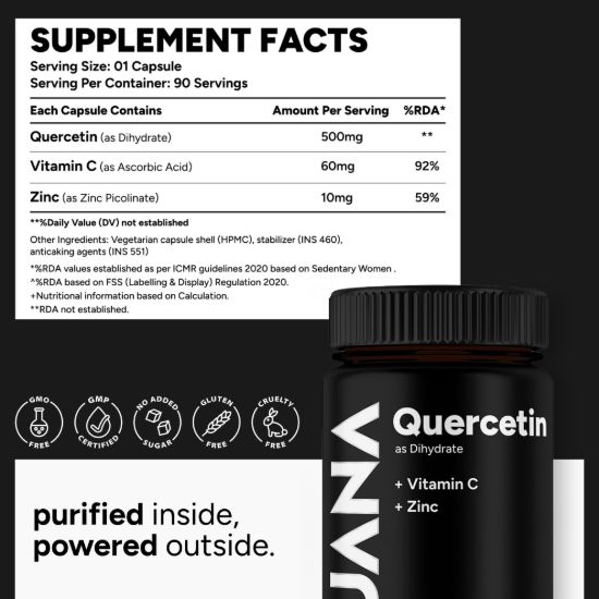 Picture of Quercetin with Vitamin C and Zinc