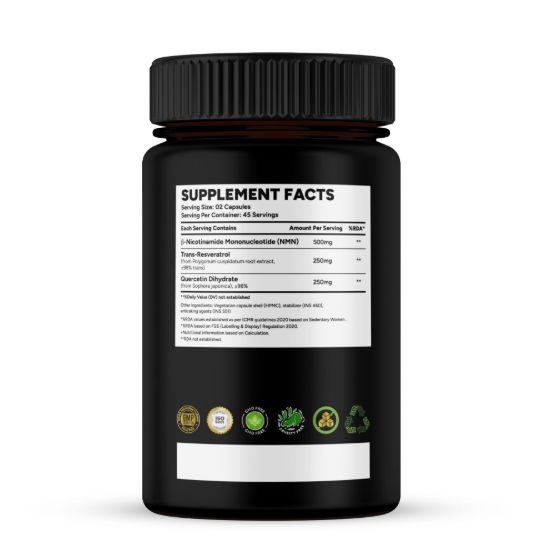 Picture of NMN Complex with Trans-Resveratrol and Quercetin Dihydrate