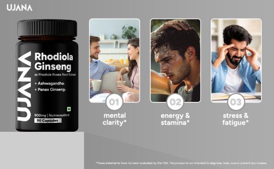 Picture of Rhodiola Ginseng 900mg with Ashwagandha & Panax Ginseng 