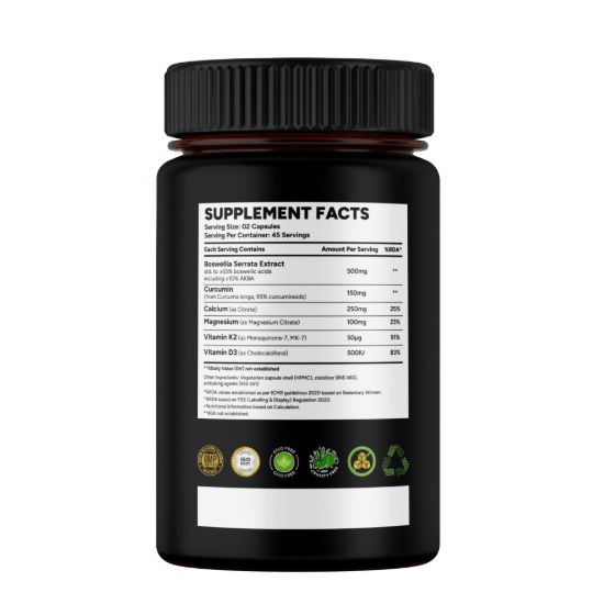 Picture of Boswellia Serrata 1000mg with Curcumin, Calcium & Magnesium